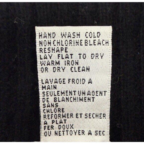 Talbots Lambswool Silk Dark Floral Embroidered Cardigan Sweater Large Hong Kong - Picture 11 of 11